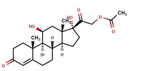 9-Alpha  Br Hydrocortisone Acetate