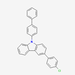 9-Biphenyl-4-yl-3-(4-chlorophenyl)-9H-carbazole