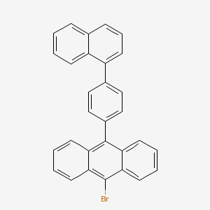 9-Bromo-10-(4-naphthalen-1-ylphenyl)anthracene