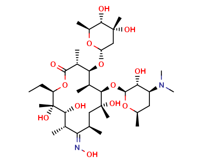 9-Oxime 3''-O-Demethyl-erythromycin