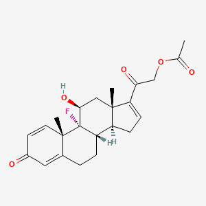 9-alfa-fluoro triene 21-acetate