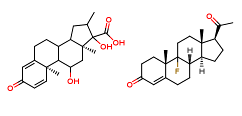 9-fluoroprogesterone 11, 17-dihydroxyl-16-methyl-3-oxyandrostane-1, 4-diene-17-carboxylic acid