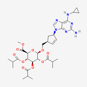 Abacavir 5-(2,3,4-Tri-O-isobytyryl)-ß-D-glucuronic Acid Methyl Ester