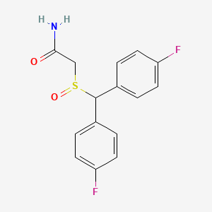 Acetamide, 2-[[bis(4-fluorophenyl)methyl]sulfinyl]-