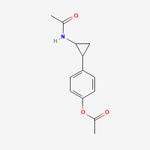 Acetamide, N-[2-[4-(acetyloxy)phenyl]cyclopropyl]-