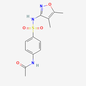 Acetamide, N-[4-[[(4,5-dimethyl-3-isoxazolyl)amino]sulfonyl]phenyl]-