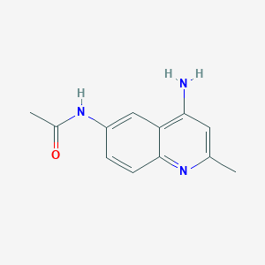 Acetamide, N-(4-amino-2-methyl-6-quinolinyl)-
