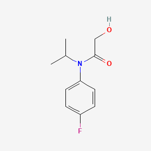 Acetamide, N-(4-fluorophenyl)-2-hydroxy-N-(1-methylethyl)-