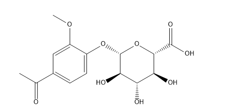 Acetovanillone 4-O-glucuronide
