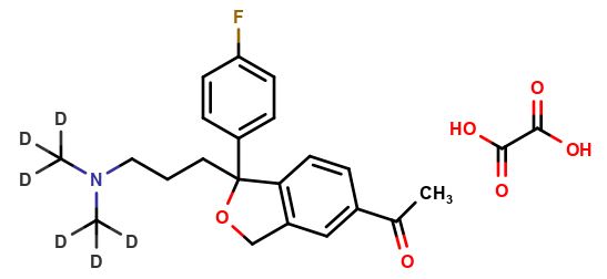 Acetyl Citalopram-d6 Oxalate