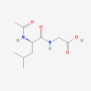 Acetyl-L-leucyl glycine