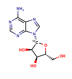 Adenosine-1' 13C