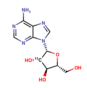 Adenosine-2' 13C