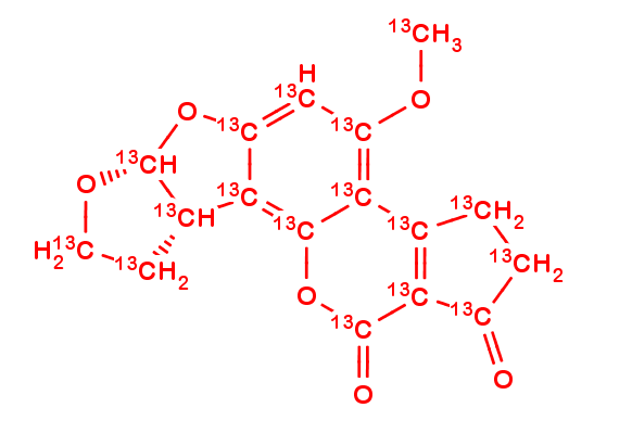 Aflatoxin B2-13C17