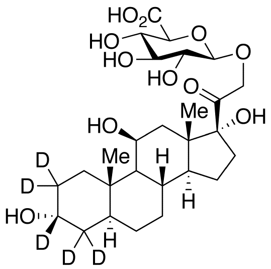 Allo-3α-tetrahydro Cortisol-d5 21-O-β-D-Glucuronide
