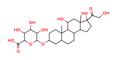 Allo-3a-tetrahydro Cortisol-β-O-β-D-Glucuronide