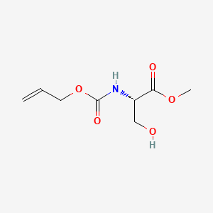 Allyloxycarbonyl-L-serine methyl ester