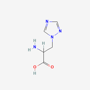 Aminotriazole-1-propanoic acid-13C2-15N3