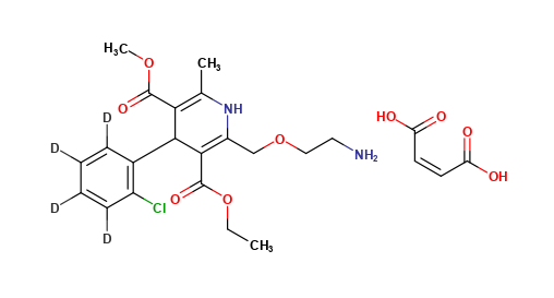 Amlodipine-d4 Maleic Acid Salt (2-Chlorophenyl-d4)