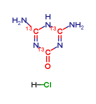 Ammeline-13C3 Hydrochloride