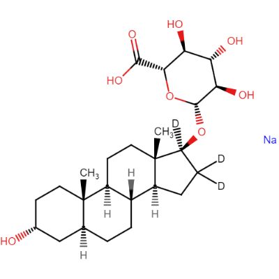 Androstanediol-[d3] Glucuronide Sodium Salt