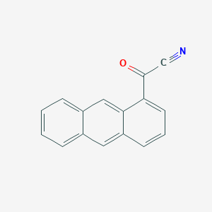 Anthracene-1-carbonyl cyanide