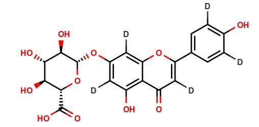 Apigenin-d5 7-Glucuronide