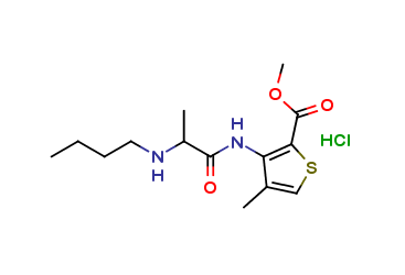 Articaine Impurity G (Butylarticaine Hydrochloride)