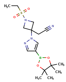Baricitinib Boronic acid intermediate