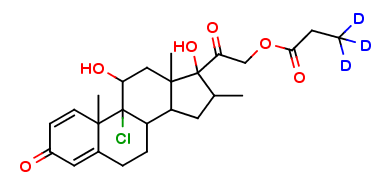 Beclomethasone 21-propionate-d3