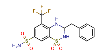 Bendroflumethiazide o-isomer