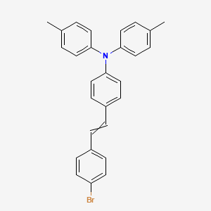 Benzenamine, 4-[2-(4-bromophenyl)ethenyl]-N,N-bis(4-methylphenyl)-