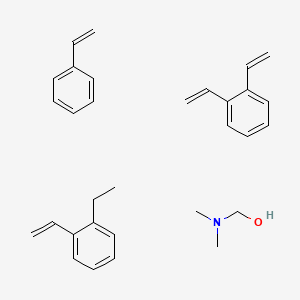 Benzene, diethenyl-, polymer with ethenylbenzene and ethenylethylbenzene, chloromethylated, trimethylamine-quaternized, hydroxide