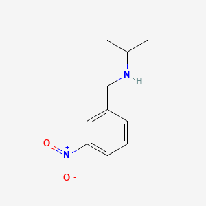 Benzenemethanamine, N-(1-methylethyl)-3-nitro-