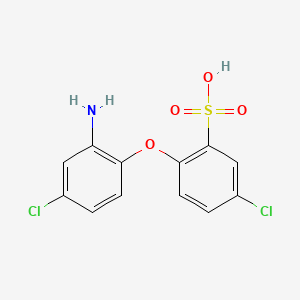 Benzenesulfonic acid, 2-(2-amino-4-chlorophenoxy)-5-chloro-