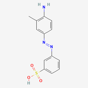 Benzenesulfonic acid, 3-[(4-amino-3-methylphenyl)azo]-