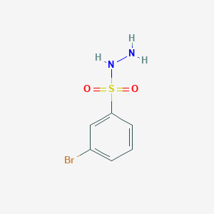 Benzenesulfonic acid, 3-bromo-, hydrazide