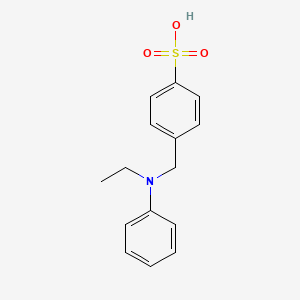Benzenesulfonic acid, 4-[(ethylphenylamino)methyl]-