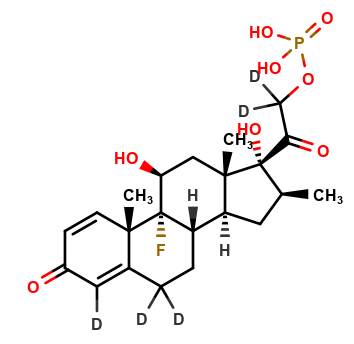 Betamethasone-d5 21-Phosphate (4,6,6,21,21-D5)