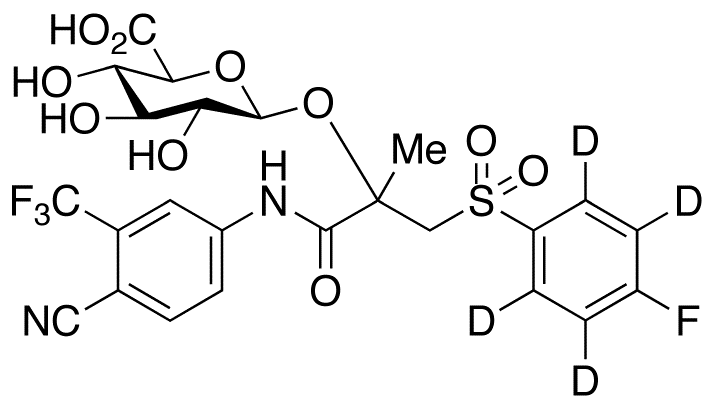 Bicalutamide-d4 O-β-D-Glucuronide