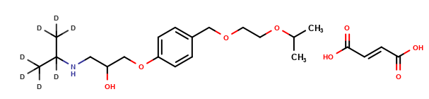 Bisoprolol D7 (Isopropoxy-D7) Hemifumarate