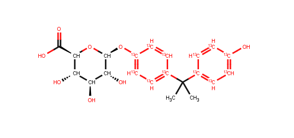 Bisphenol A 13C12-β-D-Glucuronide