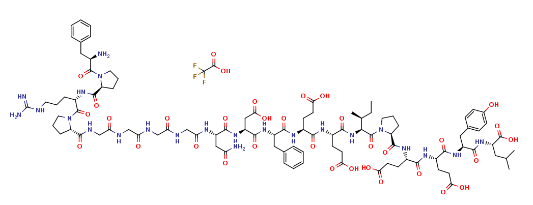 Bivalirudin Des-Gly Fragment Trifluoroacetic Acid Salt