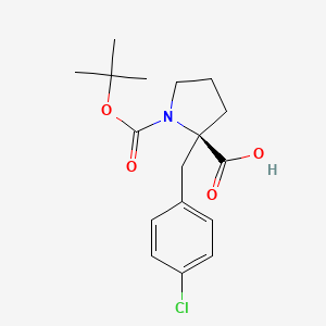 Boc-(R)-alpha-(4-chloro-benzyl)-proline