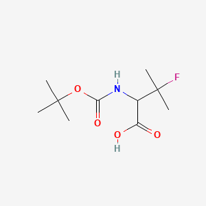 Boc-3-fluoro-DL-valine