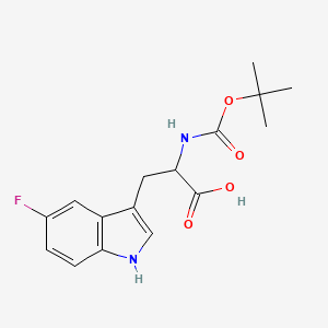 Boc-5-fluoro-DL-tryptophan