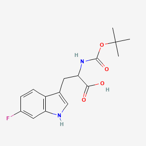 Boc-6-fluoro-DL-tryptophan