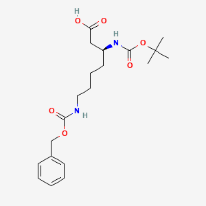 Boc-l-beta-homolysine(cbz)