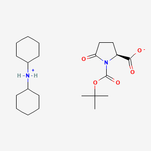 Boc-l-pyroglutamic acid dicyclohexylammonium salt