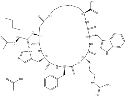 Bremelanotide acetate